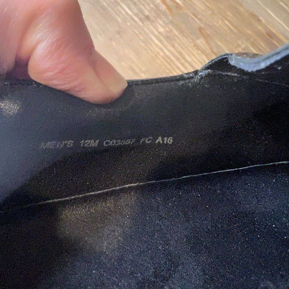 Mens Cole Haan Tucker Venetian Black Leather Shoes Slip On Loafers Size 12 M GUC - Picture 6 of 6